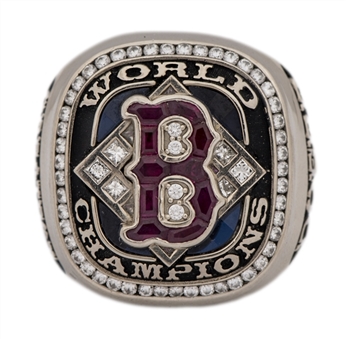 2004 Boston Red Sox World Series Championship Ring Given To Bobby Doerr With Original Presentation Box (Doerr Family LOA)